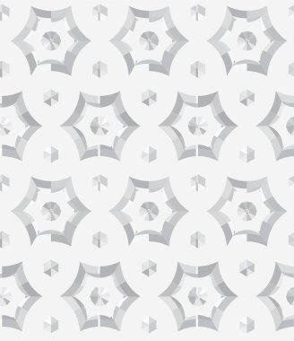 Geometrik soyut dikişsiz desen, vektör illüstrasyonu