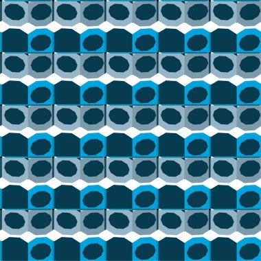 Geometrik soyut dikişsiz desen, vektör illüstrasyonu