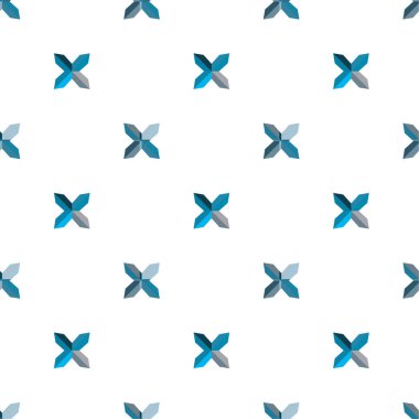 Geometrik soyut dikişsiz desen, vektör illüstrasyonu