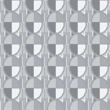 Geometrik soyut dikişsiz desen, vektör illüstrasyonu