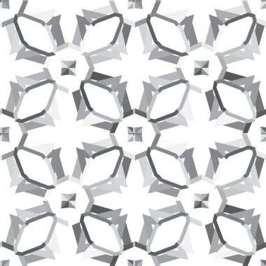 Geometrik soyut dikişsiz desen, vektör illüstrasyonu