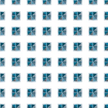 Geometrik soyut dikişsiz desen, vektör illüstrasyonu