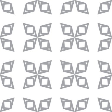 Geometrik şekilli kusursuz desen vektör çizimi  