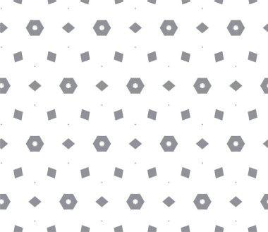 Geometrik soyut dikişsiz desen, vektör illüstrasyonu