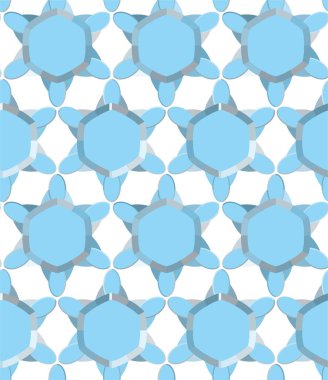 Geometrik soyut dikişsiz desen, vektör illüstrasyonu