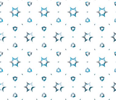 Geometrik şekilli kusursuz desen vektör çizimi  