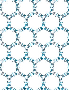 Geometrik soyut dikişsiz desen, vektör illüstrasyonu