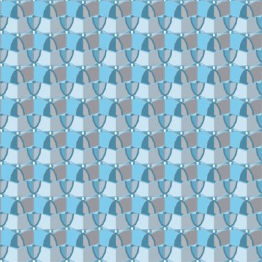 Geometrik soyut dikişsiz desen, vektör illüstrasyonu