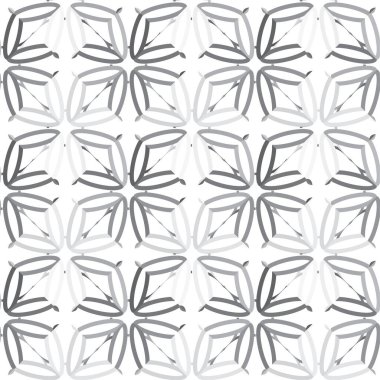 Geometrik soyut dikişsiz desen, vektör illüstrasyonu