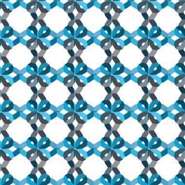 Geometrik soyut dikişsiz desen, vektör illüstrasyonu