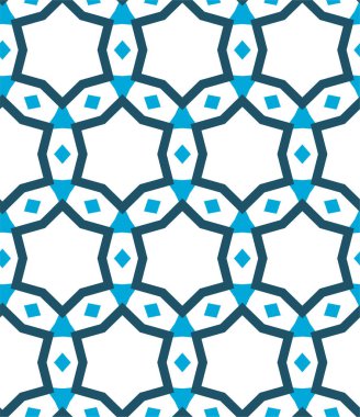 Geometrik soyut dikişsiz desen, vektör illüstrasyonu