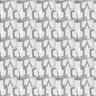 Geometrik soyut dikişsiz desen, vektör illüstrasyonu