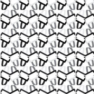 soyut geometrik dikişsiz desen, vektör illüstrasyonu