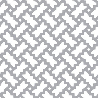 Geometrik soyut dikişsiz desen, vektör illüstrasyonu