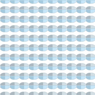 Geometrik soyut dikişsiz desen, vektör illüstrasyonu