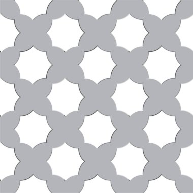 Geometrik şekilli kusursuz desen vektör çizimi