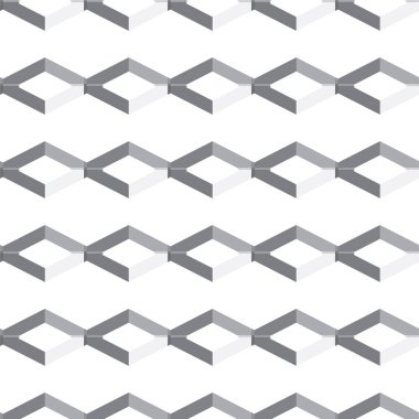 Geometrik soyut dikişsiz desen, vektör illüstrasyonu