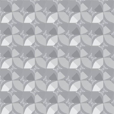 Geometrik soyut dikişsiz desen, vektör illüstrasyonu