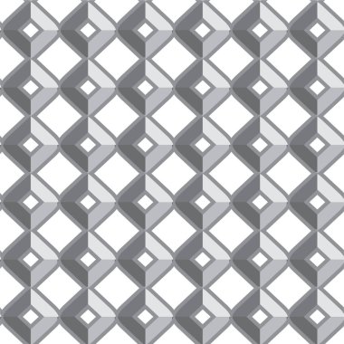 Geometrik soyut dikişsiz desen, vektör illüstrasyonu