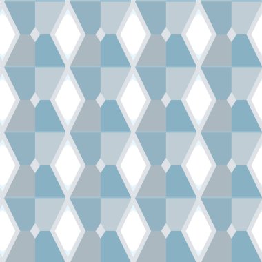 Geometrik soyut dikişsiz desen, vektör illüstrasyonu