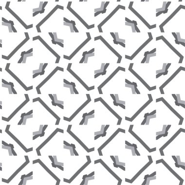 Geometrik soyut dikişsiz desen, vektör illüstrasyonu