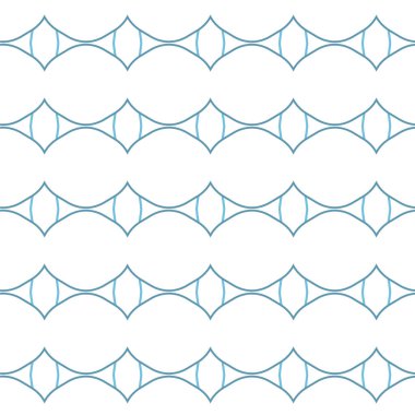 Geometrik soyut dikişsiz desen, vektör illüstrasyonu
