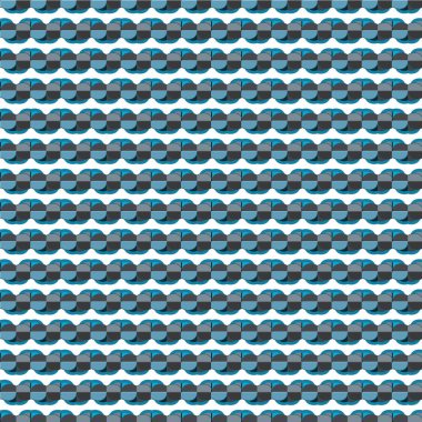 Geometrik soyut dikişsiz desen, vektör illüstrasyonu