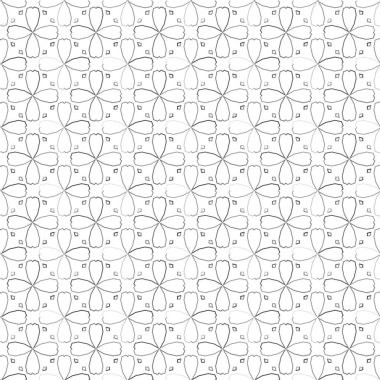 soyut geometrik dikişsiz desen, vektör illüstrasyonu