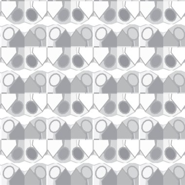 Geometrik soyut dikişsiz desen, vektör illüstrasyonu