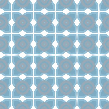 Geometrik soyut dikişsiz desen, vektör illüstrasyonu