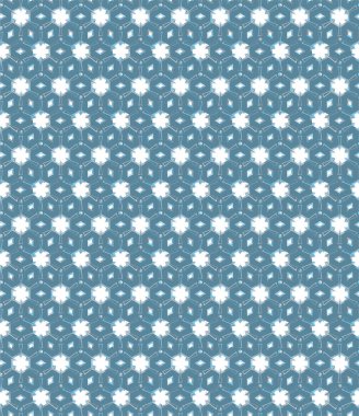 Geometrik şekilli kusursuz desen vektör çizimi  