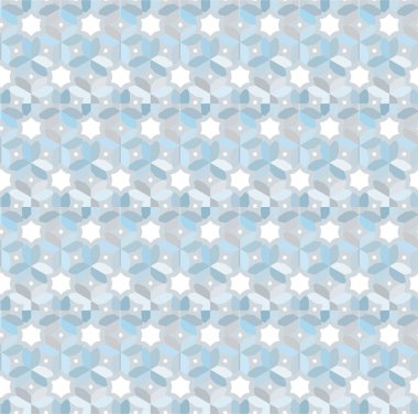 Geometrik soyut dikişsiz desen, vektör illüstrasyonu