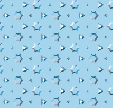 Geometrik yinelenen süs vektör deseni. Pastel tonları olan kusursuz tasarım dokusu