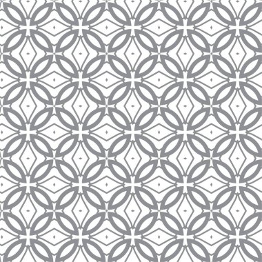 Geometrik soyut dikişsiz desen, vektör illüstrasyonu