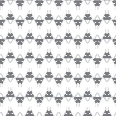 Geometrik şekilli kusursuz desen vektör çizimi