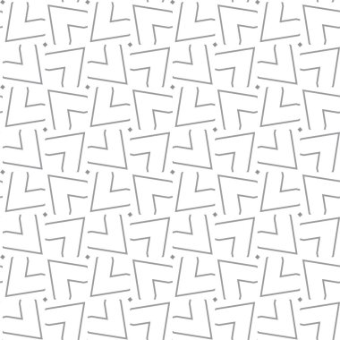 Geometrik soyut dikişsiz desen, vektör illüstrasyonu