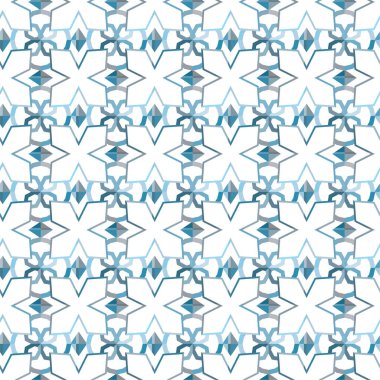 soyut geometrik dikişsiz desen, vektör illüstrasyonu