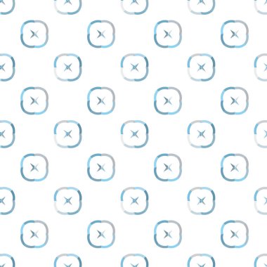 Geometrik soyut dikişsiz desen, vektör illüstrasyonu