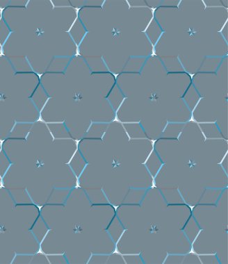Geometrik soyut dikişsiz desen, vektör illüstrasyonu