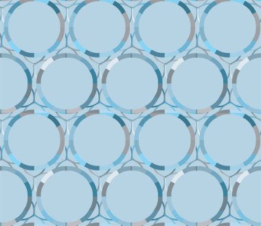 Geometrik soyut dikişsiz desen, vektör illüstrasyonu