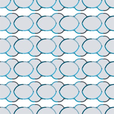 Geometrik soyut dikişsiz desen, vektör illüstrasyonu