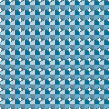 Geometrik soyut dikişsiz desen, vektör illüstrasyonu