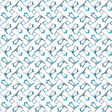 soyut geometrik dikişsiz desen, vektör illüstrasyonu