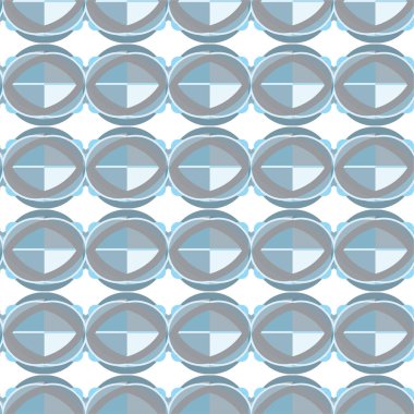 Geometrik soyut dikişsiz desen, vektör illüstrasyonu