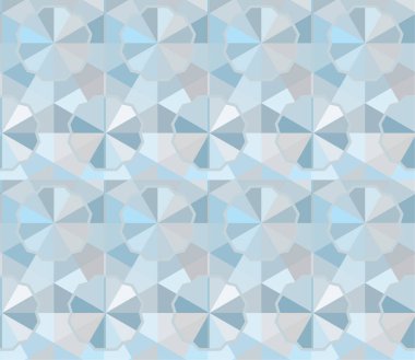 Geometrik soyut dikişsiz desen, vektör illüstrasyonu