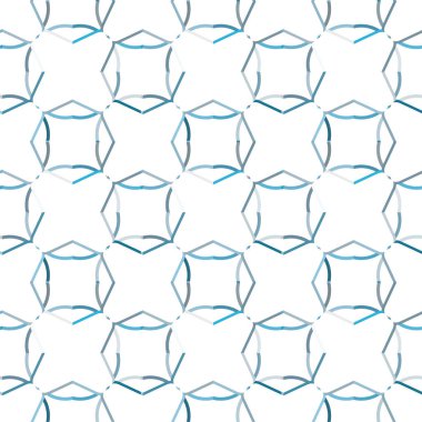 Geometrik soyut dikişsiz desen, vektör illüstrasyonu