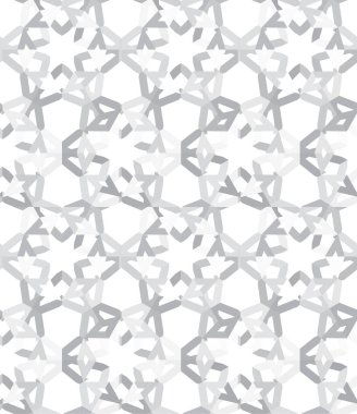 Geometrik soyut dikişsiz desen, vektör illüstrasyonu