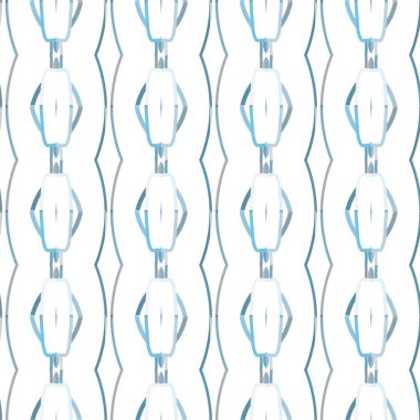 Geometrik soyut dikişsiz desen, vektör illüstrasyonu