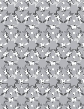 Geometrik şekilli kusursuz desen vektör çizimi