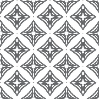 Geometrik soyut dikişsiz desen, vektör illüstrasyonu